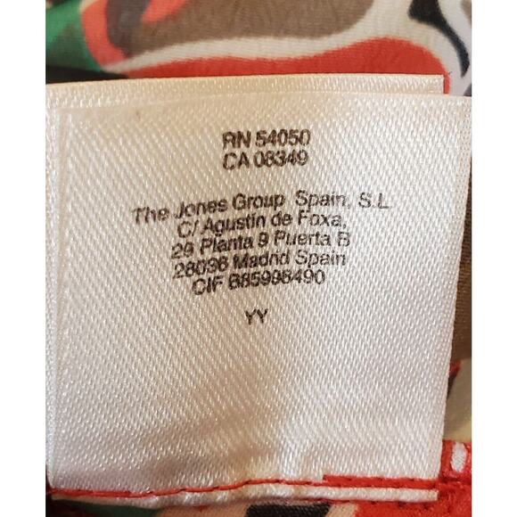 Nine West Womens Multicolor Polyester Sleeveless Round Neck Top Blouse Size M - Picture 12 of 14